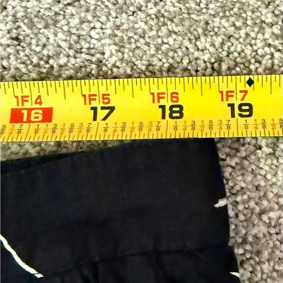 NWT Magaschoni Men’s Linen Blend Navy Print Shorts Size 36 - Picture 5 of 9